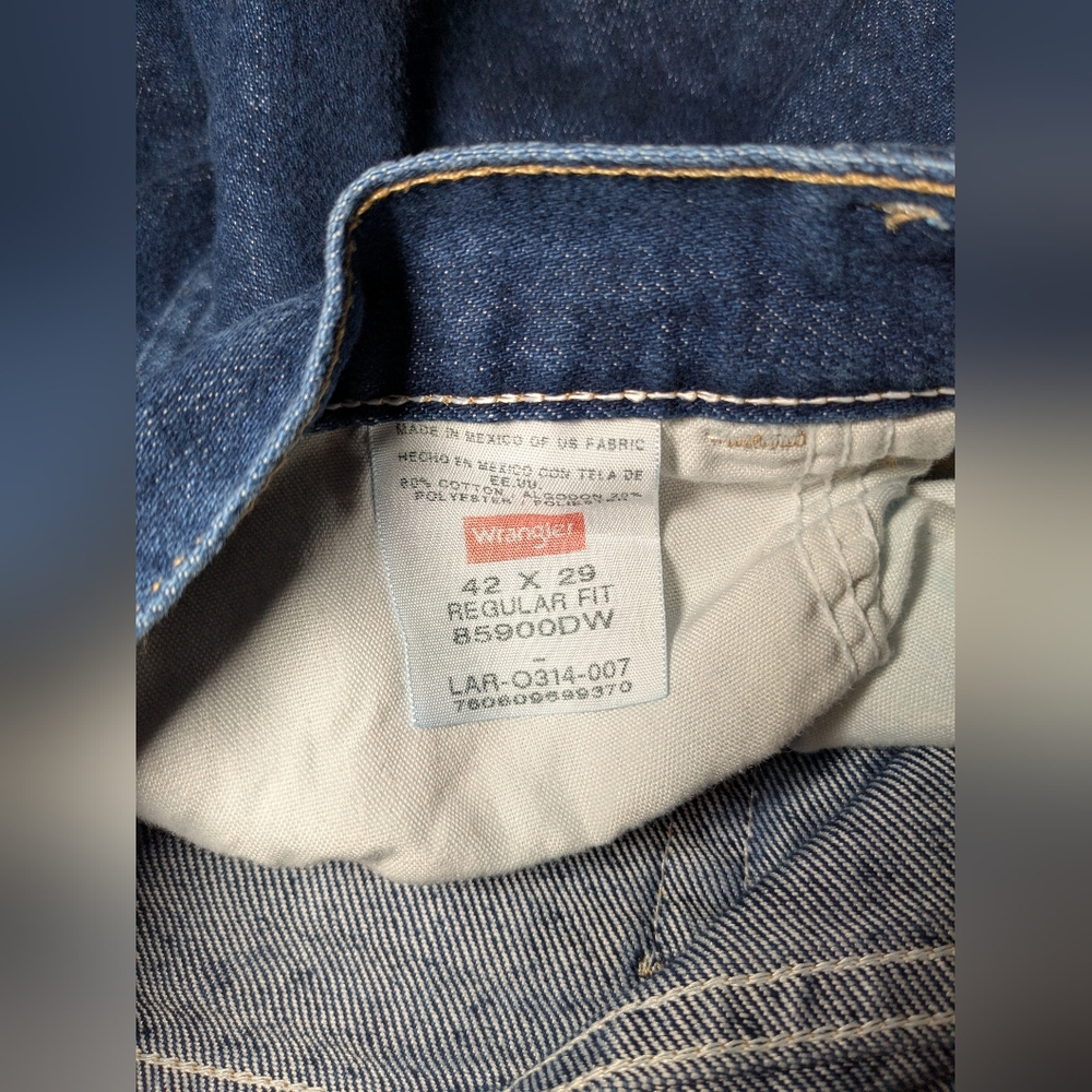 Wrangler Men's Jeans Size 42x29 - Picture 4 of 6